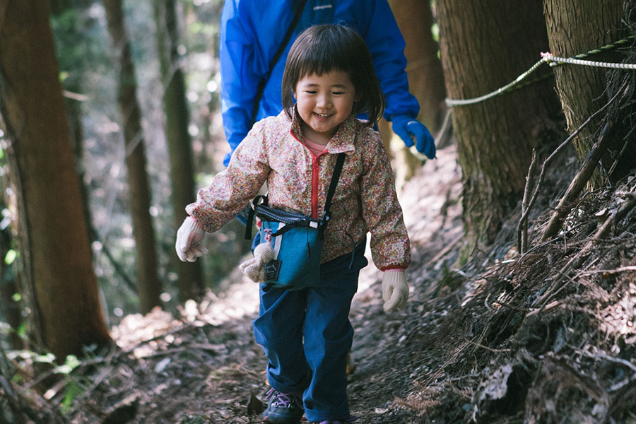 3歳児の山登り