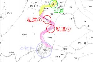 本物件周辺の公図