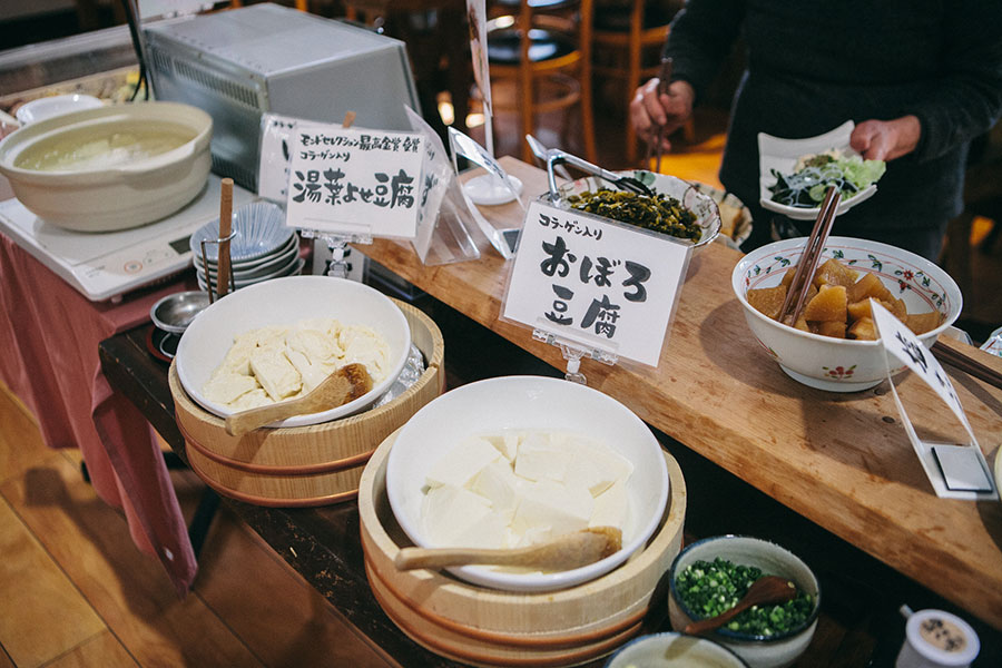 バイキングのお豆腐