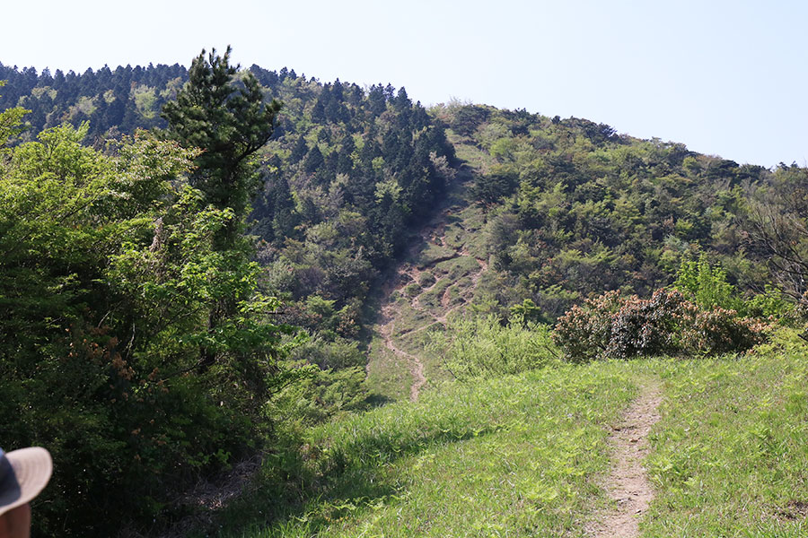 焼立山（赤牟田の辻）の急登