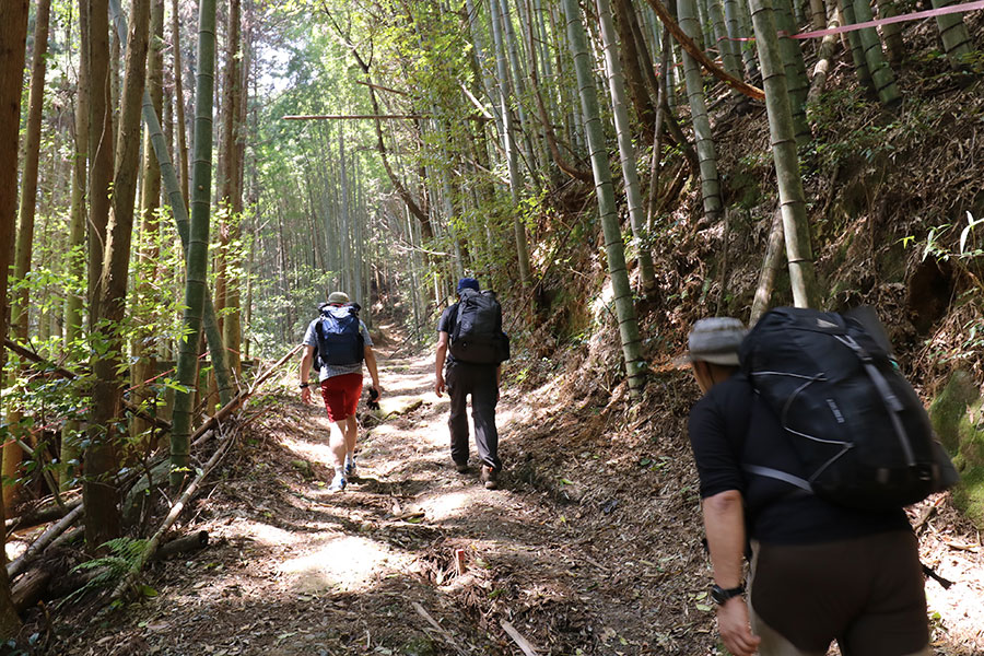 牛斬山までの登り